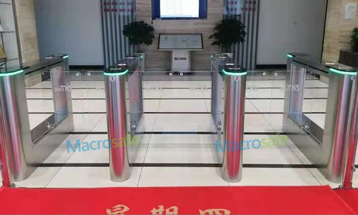 qr code swing turnstile barrier